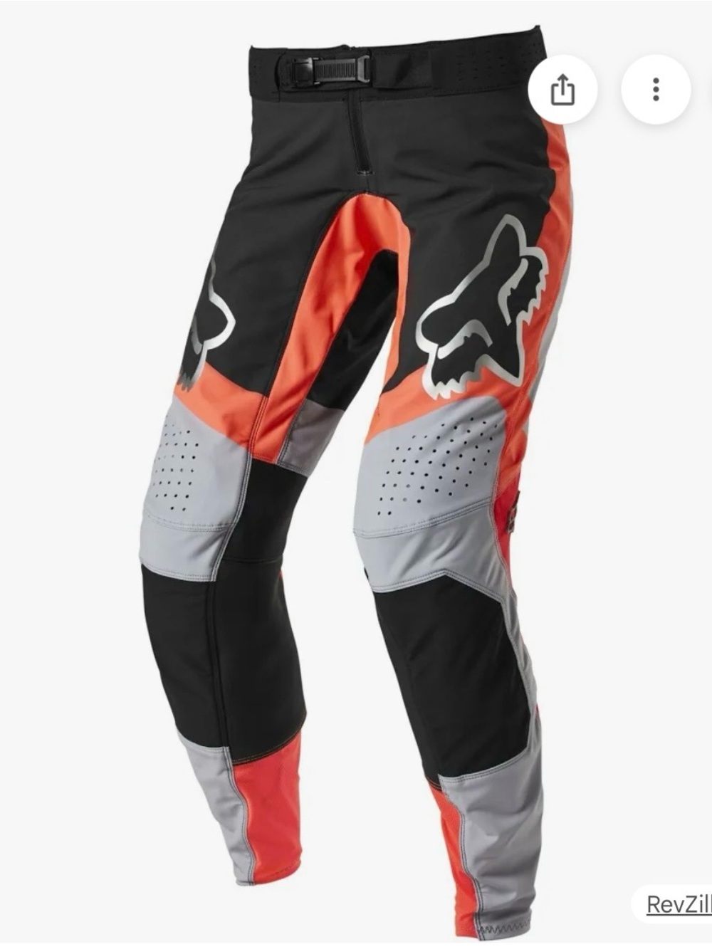 Fox Flexair Black Motocross Pants